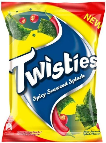 Picture of Twisties Corn Snacks - Spicy Seaweed Splash 60g