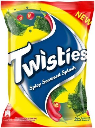 Picture of Twisties Corn Snacks - Spicy Seaweed Splash 140g