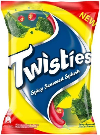 Picture of Twisties Corn Snacks - Spicy Seaweed Splash 140g