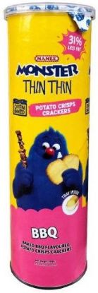 Picture of Mamee Snack - Monster Thin Thin Potato Chips - BBQ 100g