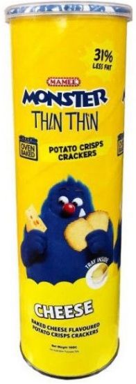Picture of Mamee Snack - Monster Thin Thin Potato Chips - Cheese 100g