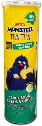 Picture of Mamee Snack - Monster Thin Thin Potato Chips - Sour Onion 100g