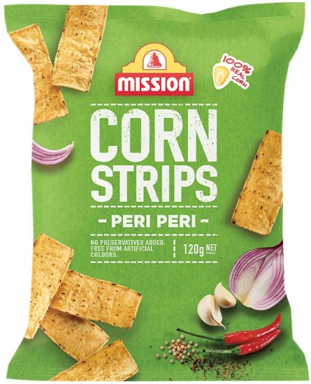 Picture of Mission Snack - Corn Strips Peri Peri 120g