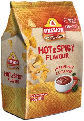 Picture of Mission Snack - Tortilla Chips Hot & Spicy 170g