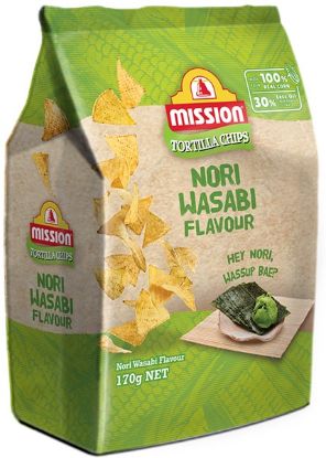 Picture of Mission Snack - Tortilla Chips Nori Wasabi 170g