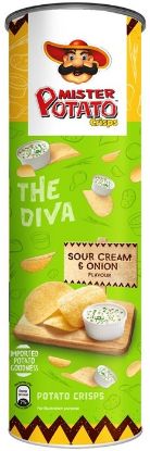 Picture of Mister Potato Crisps Sour Cream & Onion 125g