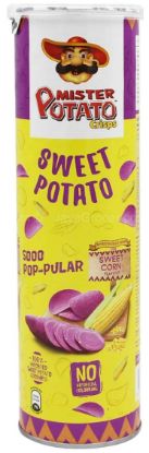 Picture of Mister Potato Crisps Sweet Potato Corn 125g