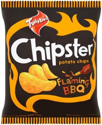Picture of Twisties Chipster Potato Chips - Flaming BBQ 60g
