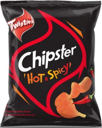 Picture of Twisties Chipster Potato Chips - Hot & Spicy 60g