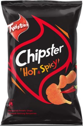 Picture of Twisties Chipster Potato Chips - Hot & Spicy 130g