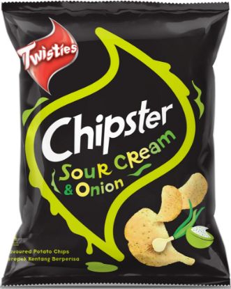Picture of Twisties Chipster Potato Chips - Sour Cream & Onion 60g