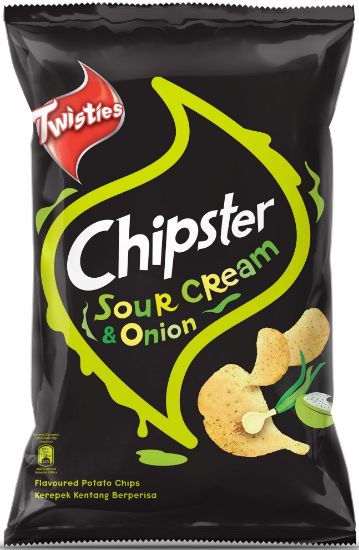 Picture of Twisties Chipster Potato Chips - Sour Cream & Onion 130g