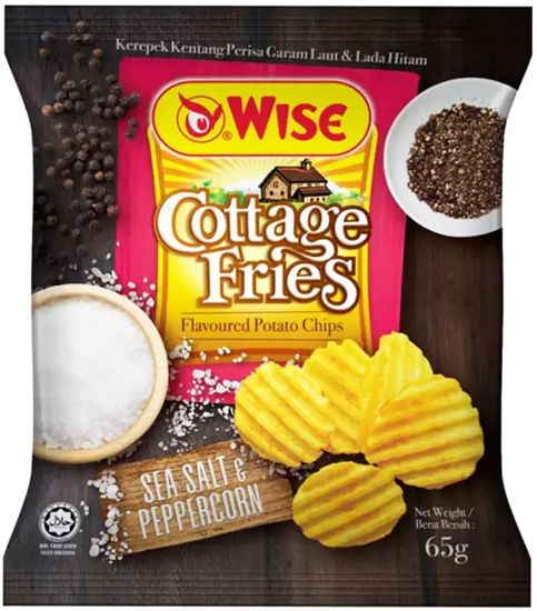 Picture of Wise Cottage Fries - Sea Salt & Peppercorn 60g