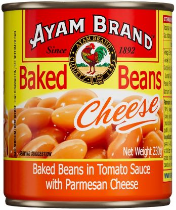 Picture of Ayam Brand Canned - Baked Beans In Tomato Sauce With Cheese 230g