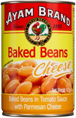 Picture of Ayam Brand Canned - Baked Beans In Tomato Sauce With Cheese 425g