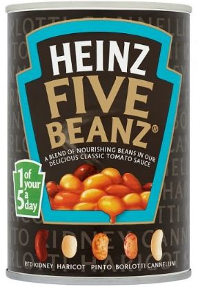 Picture of Heinz Baked Beans - Five Beanz Tomato Sauce 415g
