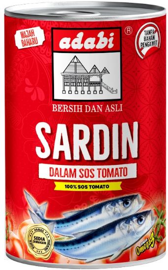 Picture of Adabi Canned - Sardin In Tomato Sauce 155g