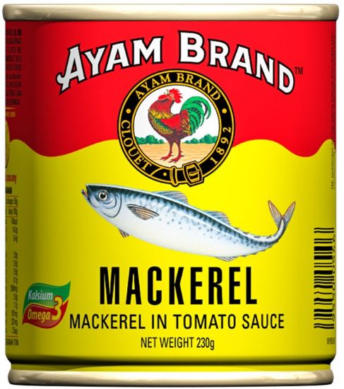 Picture of Ayam Brand Canned - Mackerel In Tomato Sauce 230g