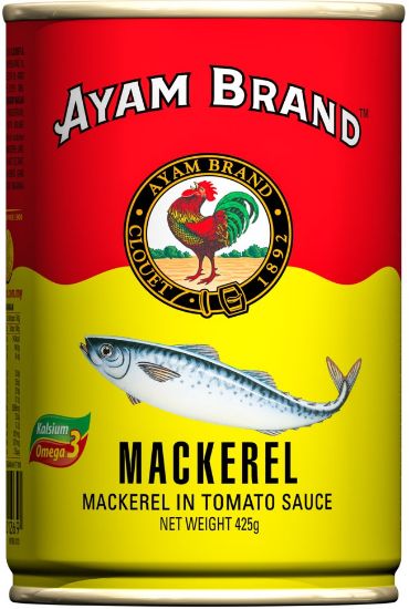 Picture of Ayam Brand Canned - Mackerel In Tomato Sauce 425g
