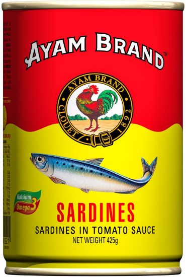 Picture of Ayam Brand Canned - Sardines In Tomato Sauce 425g