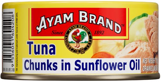 Picture of Ayam Brand Canned - Tuna Chunk In Sunflower Oil 150g