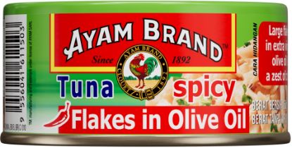 Picture of Ayam Brand Canned - Tuna Flakes In Olive Oil - Spicy 150g