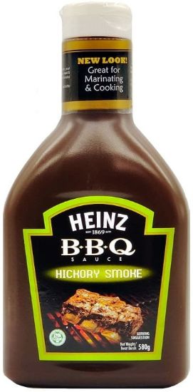 Picture of Heinz BBQ Sauce - Hickory Smoke 580g
