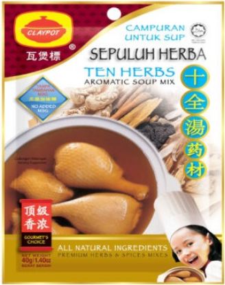 Picture of Claypot Ten Herbs Soup 40g