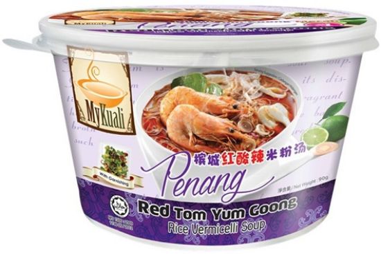 Picture of Mykuali Bowl Rice Vermicelli - Red Tom Yum Goong 90g