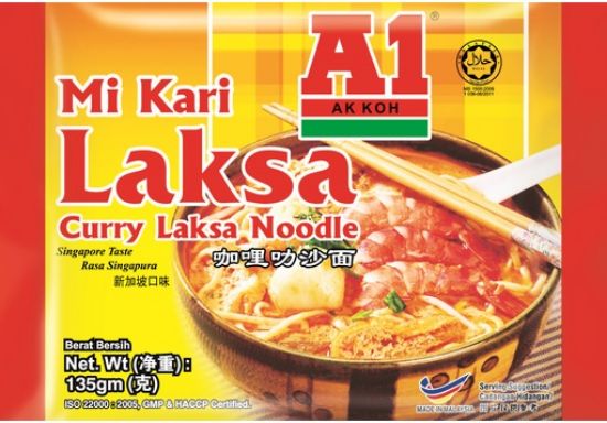 Picture of A1 Noodle Instant - Noodle Curry Laksa 135g