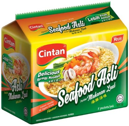 Picture of Cintan Instant Noodle - Seafood Asli 5 x 75g