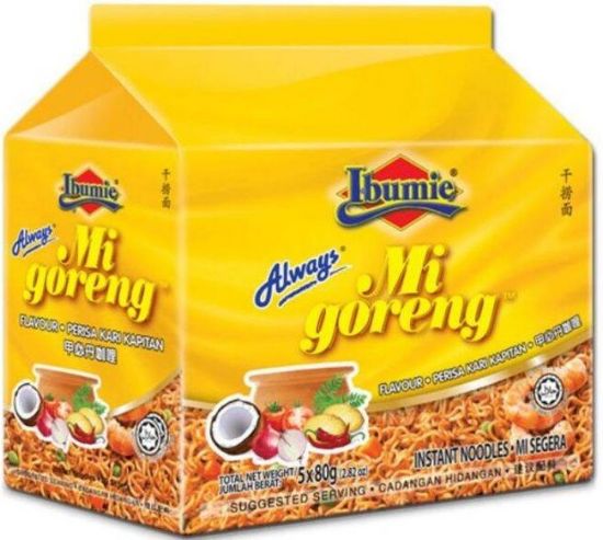 Picture of Ibumie Mi Goreng Kari Kapitan 5 x 80g