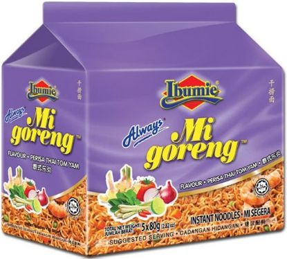 Picture of Ibumie Mi Goreng Thai Tom Yam 5 x 80g