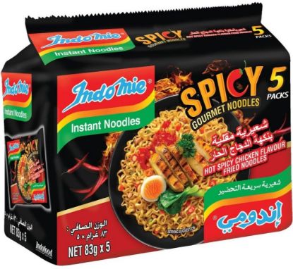 Picture of Indomie Instant Fried Noodle - Hot & Spicy Chicken 5 x 83g
