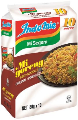 Picture of Indomie Instant Fried Noodle - Original 10 x 80g