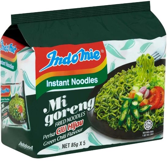 Picture of Indomie Instant Fried Noodle - Green Chilli 5 x 85g