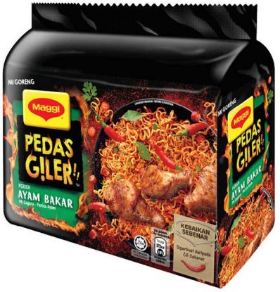 Picture of Maggi Pedas Giler - Grilled Chicken 5 x 76g