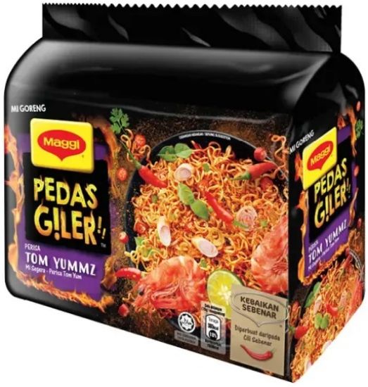 Picture of Maggi Pedas Giler - Tom Yummz 5 x 76g