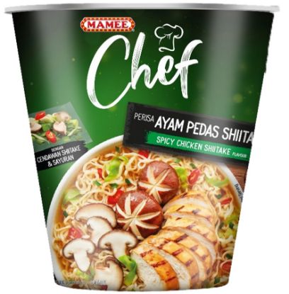 Picture of Mamee Noodle - Chef Cup Spicy Chicken Shiitake 62g