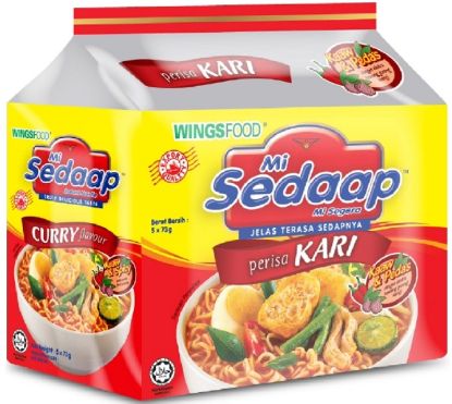 Picture of Mi Sedaap Instant Noodle Curry 5 x 73g