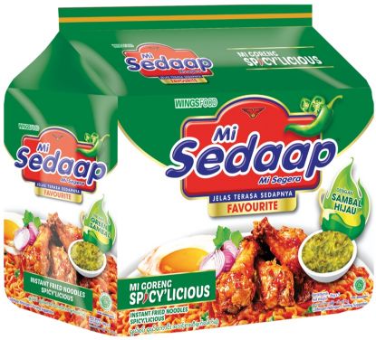 Picture of Mi Sedaap Instant Noodle Spicy Licious 5 x 86g