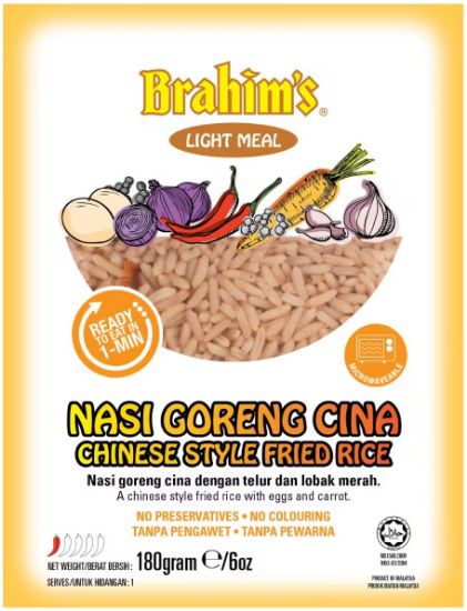 Picture of Brahim Light Meal - Chinese Style Fried Rice 180g