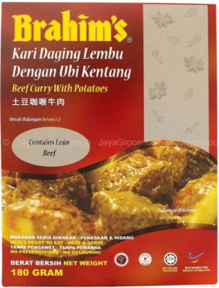 Picture of Brahim RTE - Beef Curry With Potatoes 180g