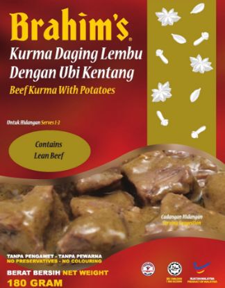 Picture of Brahim RTE - Beef Kurma With Potatoes 180g