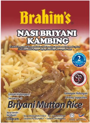 Picture of Brahim RTE - Briyani Mutton Rice 250g