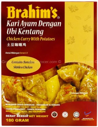 Picture of Brahim RTE - Chicken Curry With Potatoes 180g