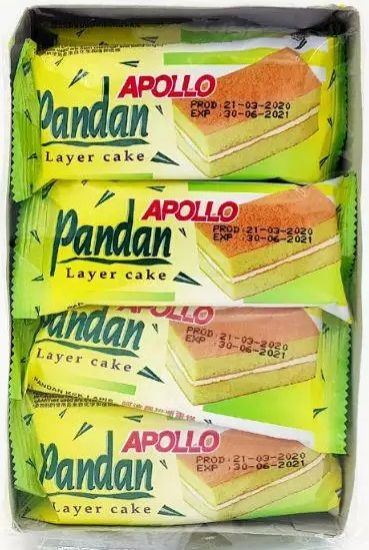 Picture of Apollo Layer Cake - Pandan 8 x 18g