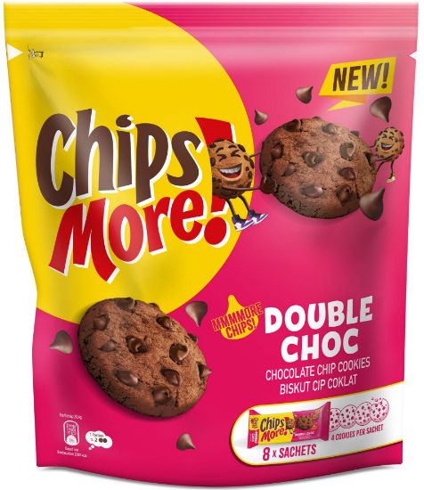 Picture of Chipsmore Cookies - Double Chocolate Mini Value Pack 8 x 28g