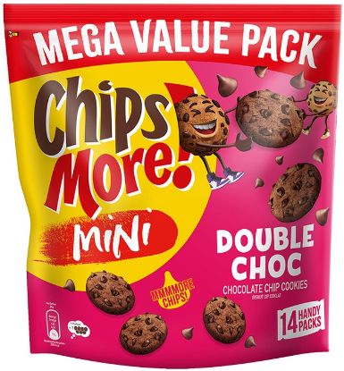 Picture of Chipsmore Cookies - Double Chocolate Mini Mega Value Pack 14 x 28g