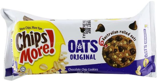 Picture of Chipsmore Oats Cookies - 20% Original 163.2g